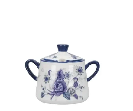 Kitchen Craft Сахарница London Pottery Blue Rose 13x10x8 см