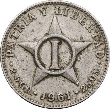 1 сентаво 1961 Куба