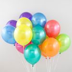 Шар (12"/30 см) Лайм (871), металлик 100 шт.