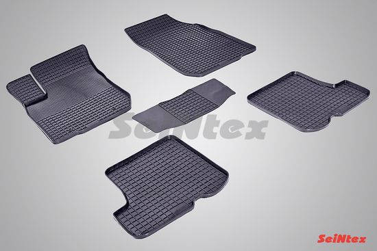 Резиновые коврики в салон Renault Sandero (2009-2014) "Сетка"