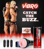Мастурбатор с вибрацией Fleshlight Vibro Pink Lady Touch