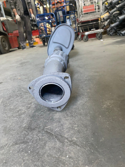 Глушитель-резонатор УАЗ-HUNTER 2бака с 2013г.в.(дв.40906.10) ЕВРО-4 (с гофрой) (Н.Новгород)