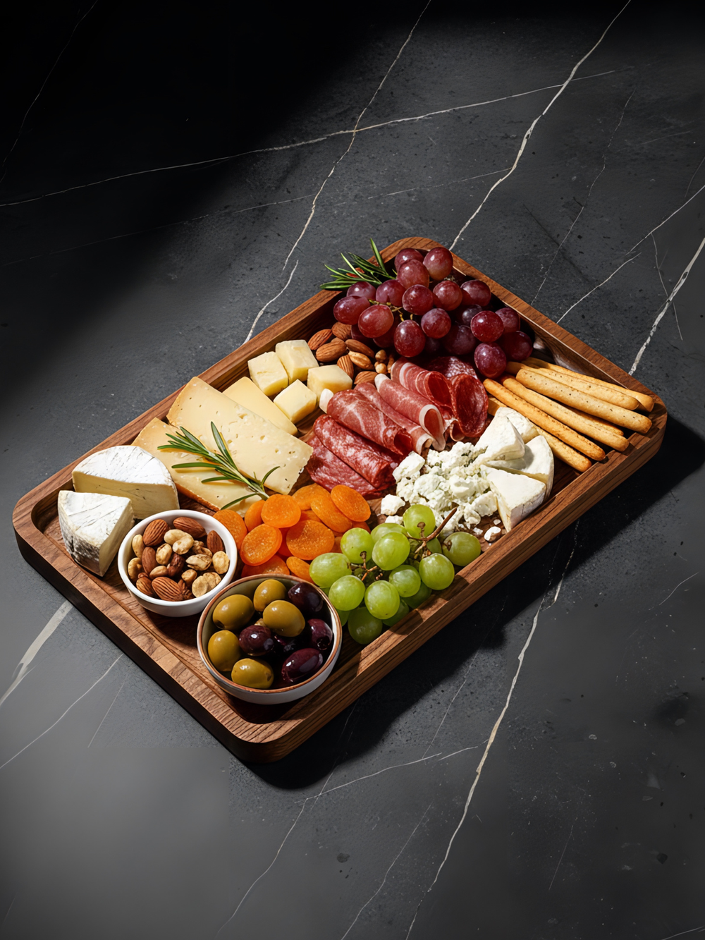 Поднос деревянный прямоугольный 30х20 см