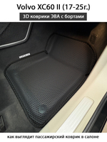 Автомобильные коврики ЭВА с бортами для Volvo XC60 II (17-25г.)