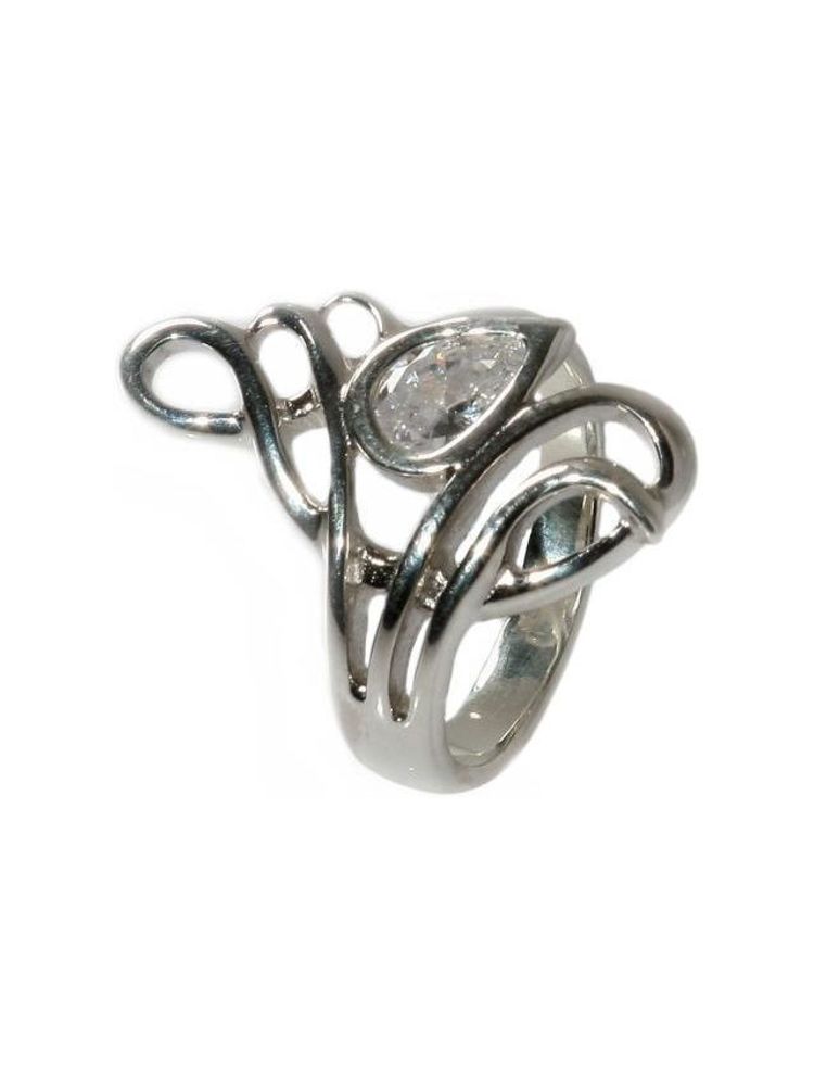 &quot;Виджая&quot; кольцо в серебряном покрытии из коллекции &quot;Саскрит&quot; от Jenavi