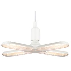 Фитолампа для растений светодиодная ЭРА FITO-36W-Rа90-E27-FOLD 4-х лепестковая полного спектра 36 Вт Е27