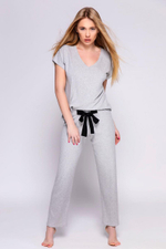 Домашний комплект Shery с брючками (Размер: M) (Цвет: сиреневый)