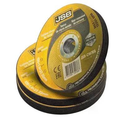 Круг отрезной по металлу 125x1x22,2мм(30шт к-т) JSB JSB-CW705 PREMIUM[30шт к-т]