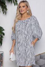 Платье Влюблена в лето (бело-синее) П10544 LT Collection