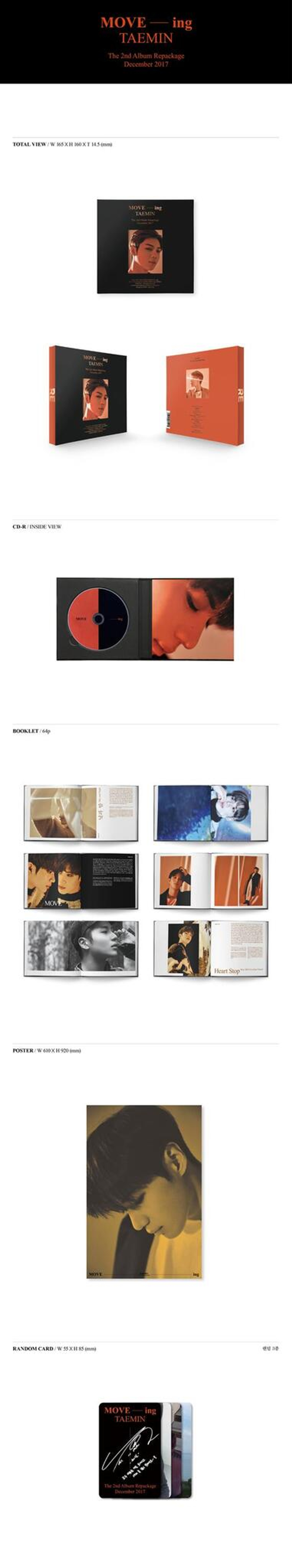 Альбом TAEMIN - Move-Ing (repackaged 2nd album)