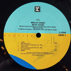 Винтажная виниловая пластинка LP Bryan Ferry Bete Noire (USA 1987) Day For Night
