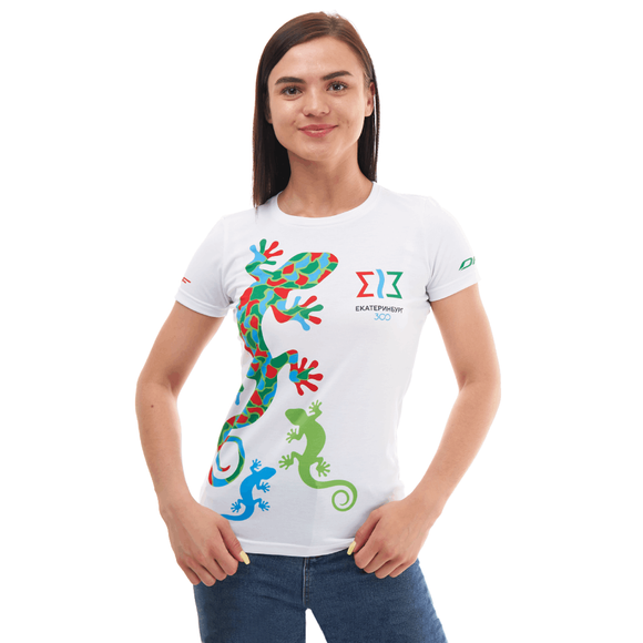 ФУТБОЛКА DRAGONFLY YEKATERINBURG 300 YEARS WOMAN ("ЯЩЕРИЦА")