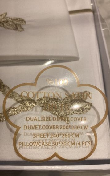 Постельное белье Durante c вышивкой евро Турция