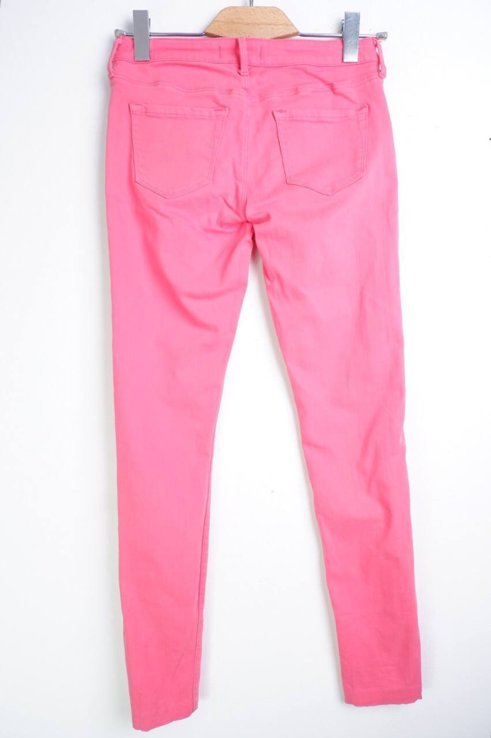 Джинсы Uniqlo розовые, маркировка 24/33, визуально 40 размер