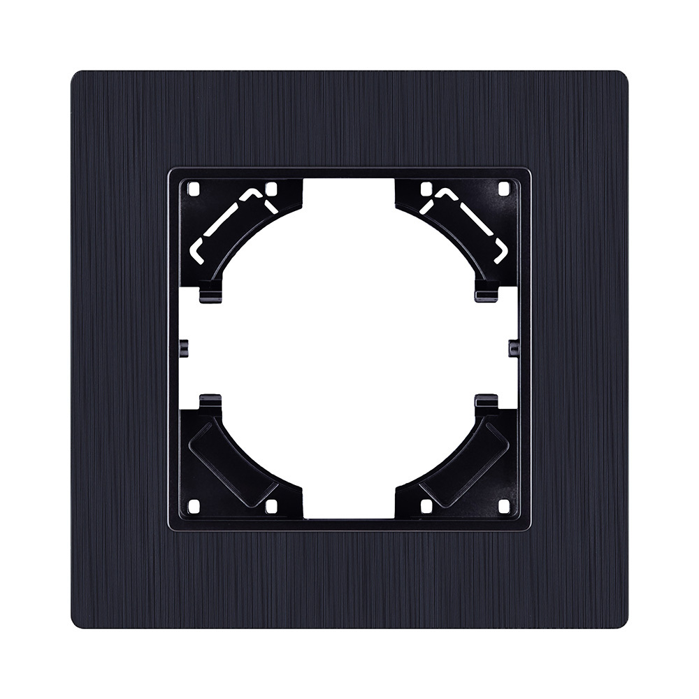 Рамка 1-постовая, черный Kollinger Eleganz Plex EP1BK