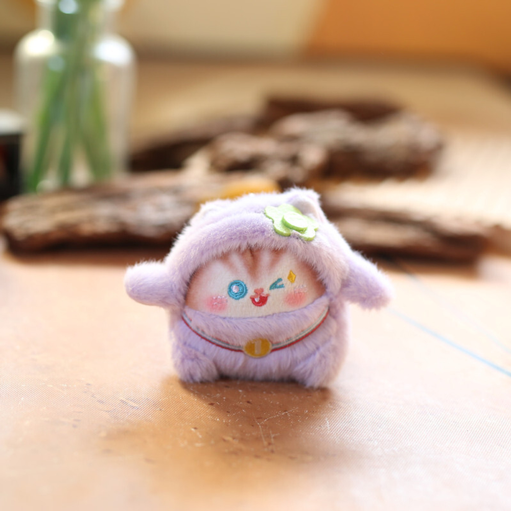 Мягкая игрушка "Котик в пушистом костюме"