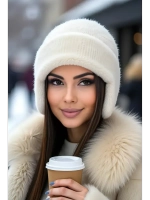 шапка ушанка зимняя пушистая