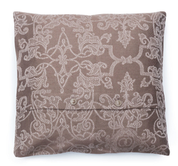 Подушка декоративная 40х40 Leitner Mariage коричневая