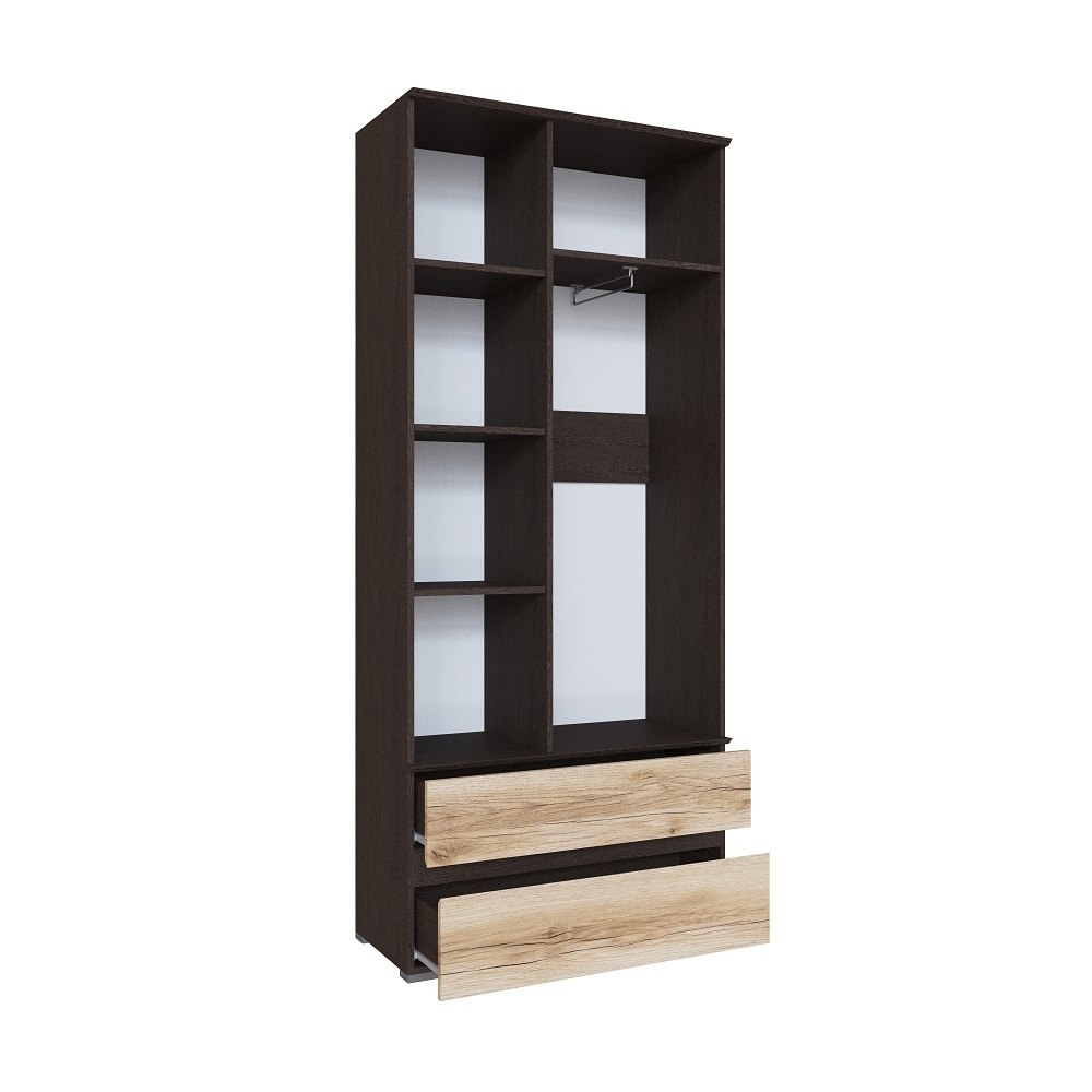 Шкаф для одежды и белья Плейона, венге