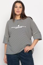 Блуза Монтана (бело-синяя) Б14887-20М LT Collection