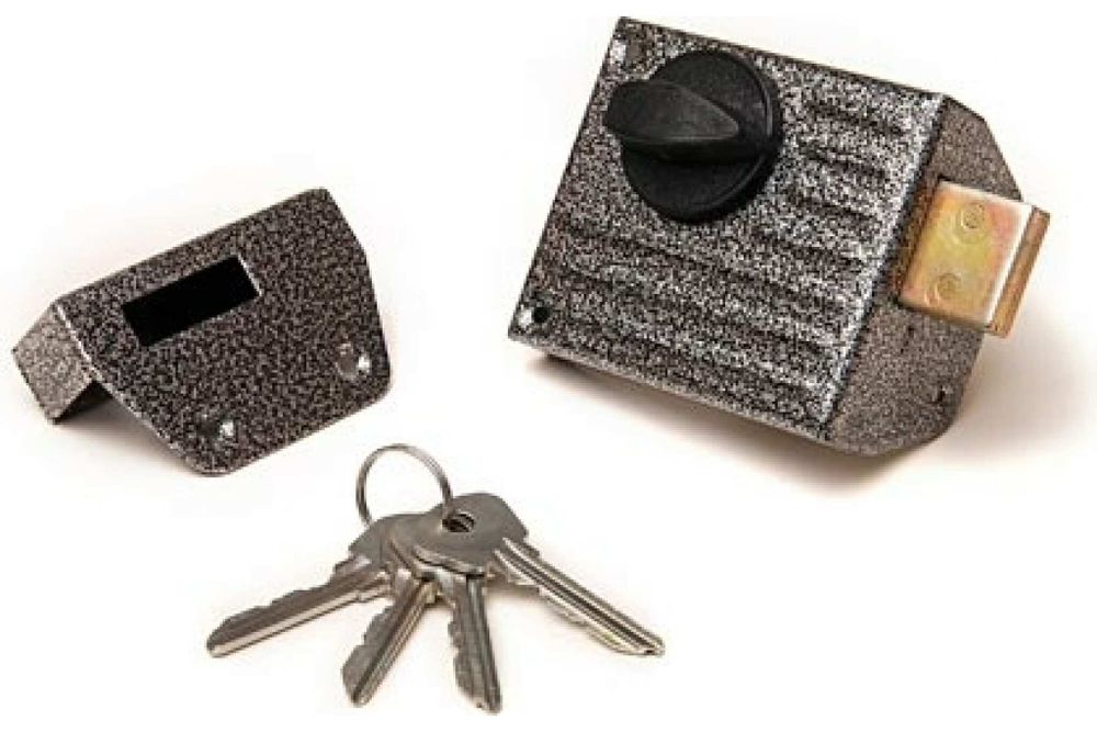 Замок накладной ЗН 1-2.1 (серебро)(зенит)(24) (00000580)