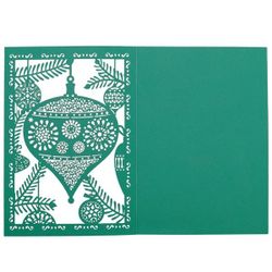 GAEM Открытка новогодняя в конверте, L12 W0,5 H17 см, 3в.