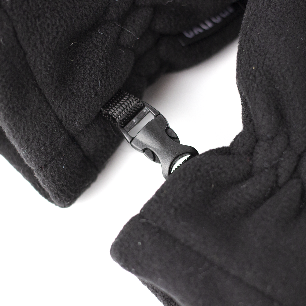 Перчатки Extreal "Элиста" Беспалые флис, Черный