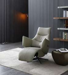 Кресло-реклайнер Everse, бежевая кожа