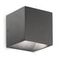 Уличный настенный светодиодный светильник Ideal Lux Rubik Ap1 Antracite 4000K 149738