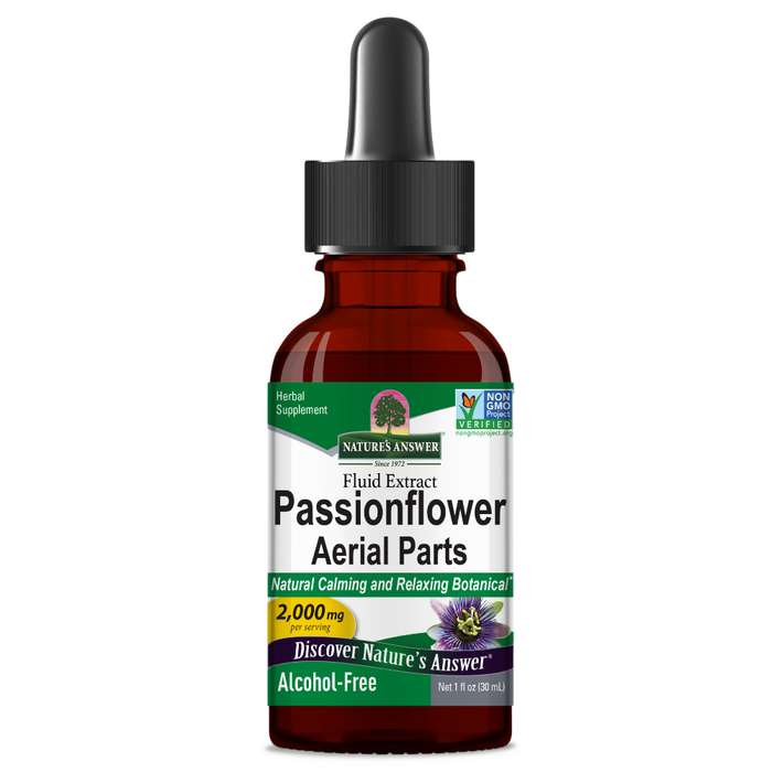Экстракт пассифлоры, Nature&#39;s Answer Passionflower, 30 мл
