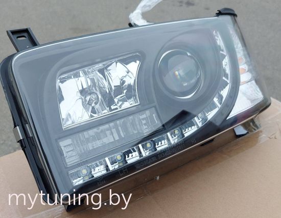 Передние фары daylight black для VW T4