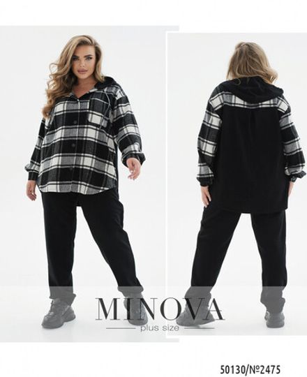 Костюм 2475-черный Minova Фото 1