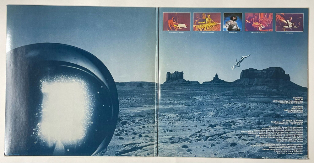 Винтажная виниловая пластинка LP Space Deliverance (France 1977) Air Force