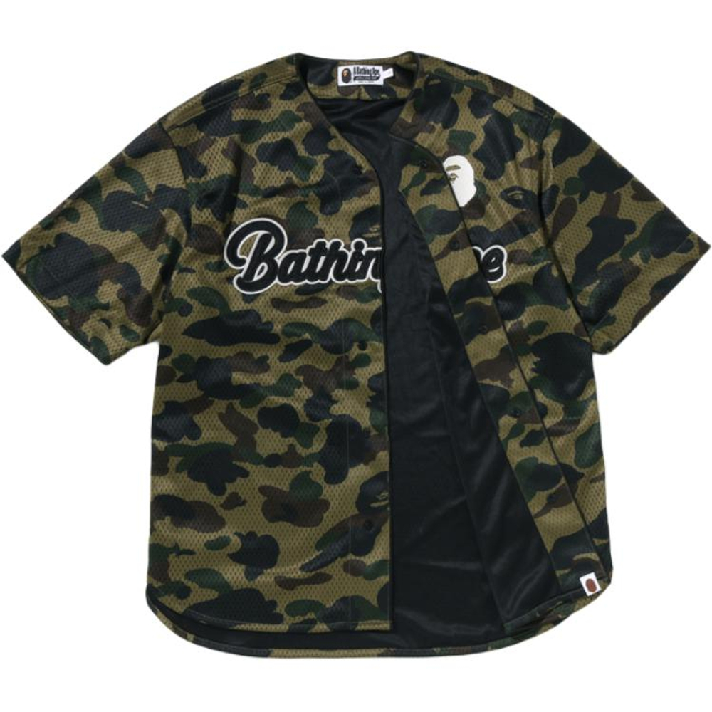 A Bathing Ape Bathing Ape 1st Camo Shirts Camouflage Pattern Moderate Polyester Summer 0zxsrm001321q