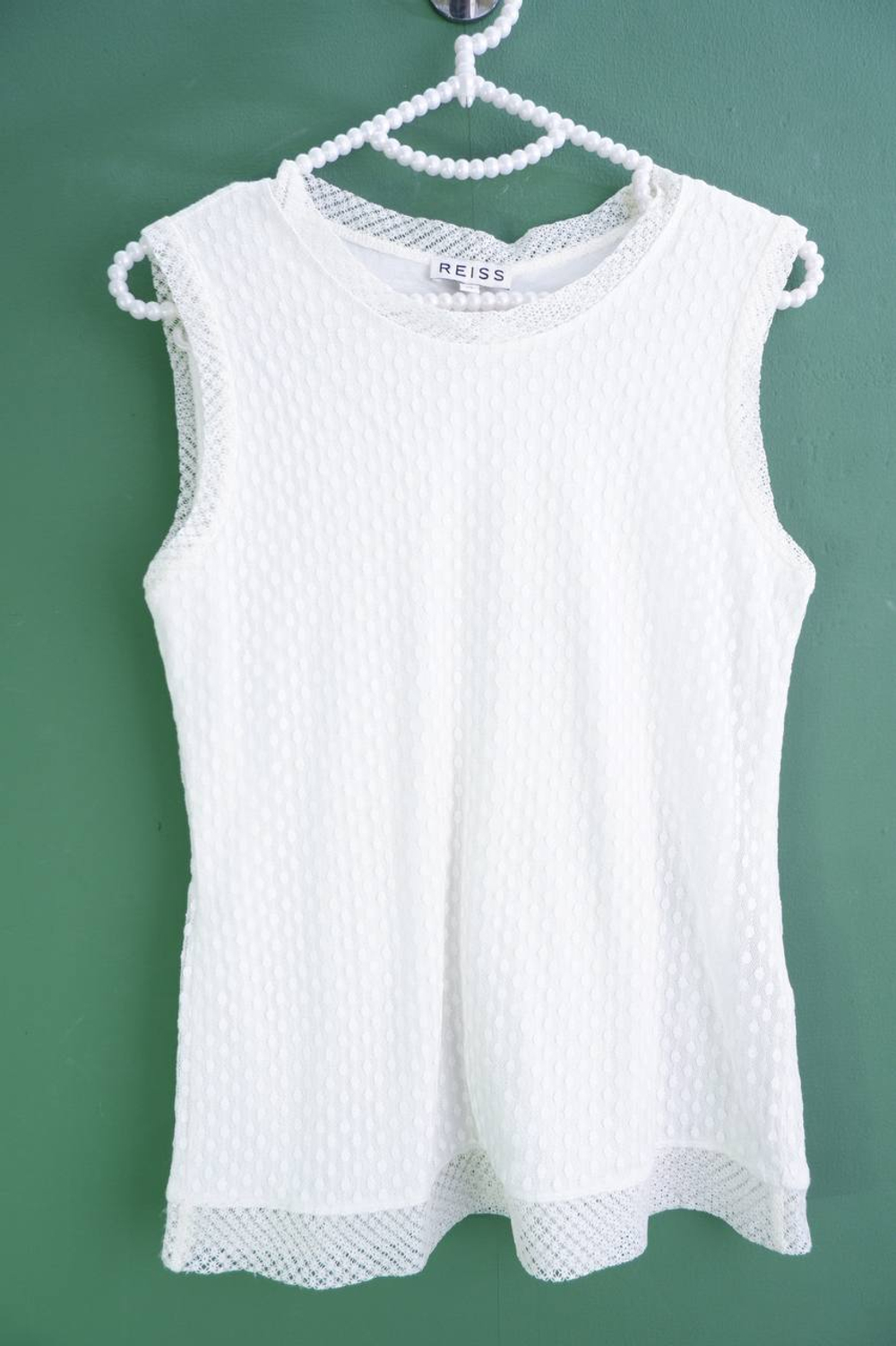 Топ Reiss кружевной, маркировка XS, визуально 42 размер