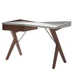 Письменный стол Mysen с выдвижным ящиком, орех