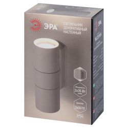 WL28 WH Подсветка ЭРА Декоративная подсветка 2*GU10 MAX35W IP54 белый
