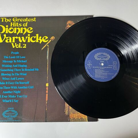 Винтажная виниловая пластинка LP Dionne Warwicke, The Greatest Hits Of Dionne Warwicke Vol. 2 (UK 1973)