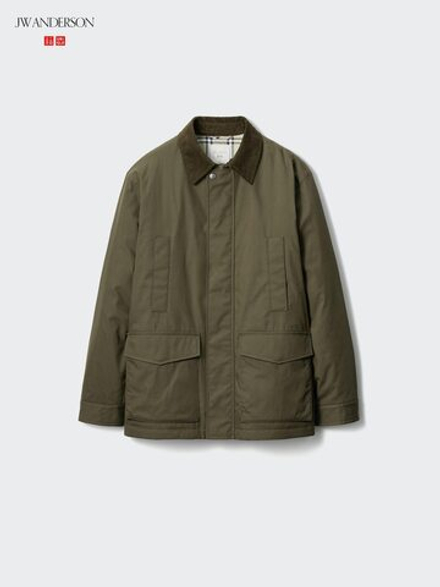 UNIQLO Куртка PUFFERTECH Utility, оливковый