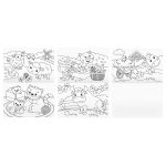 Раскраска А4 Любимые животные Три совы, в ассортименте