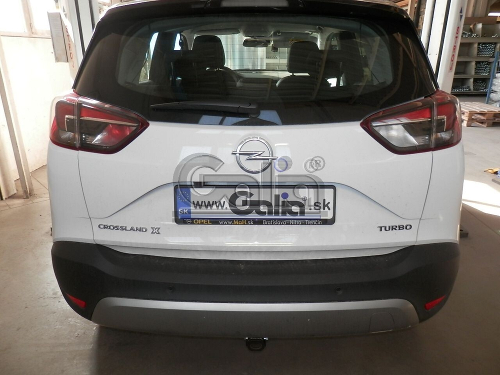 Фаркоп оцинкованный Galia O070A для OPEL Crossland X 2017-(паспорт и сертификат в комплекте)(без электрики)