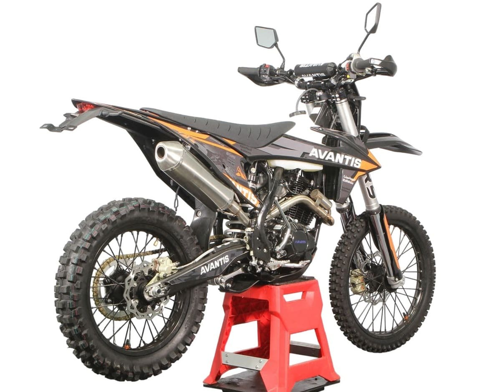 Мотоцикл кроссовый эндуро AVANTIS 250 Carb Nibbi Exclusive (CB250-F/172FMM Design KTM черный) ARS с ПТС