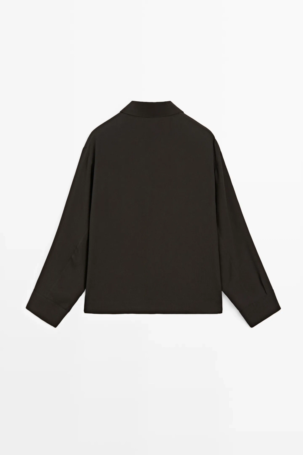 Рубашка с отложным воротником и пуговицами - MASSIMO DUTTI