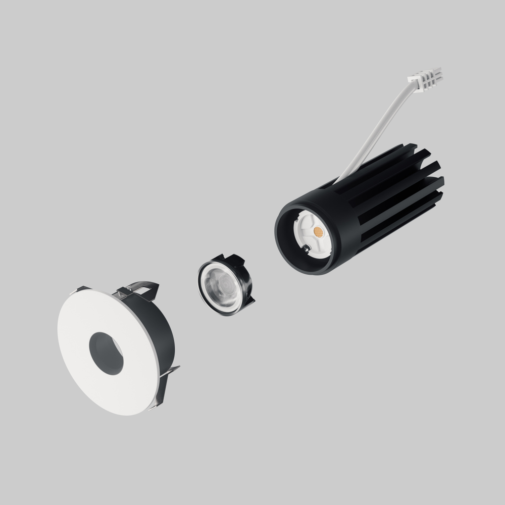074326 Светильник SPIRA SLIM LED 7W 490LM 24G БЕЛЫЙ 2700K