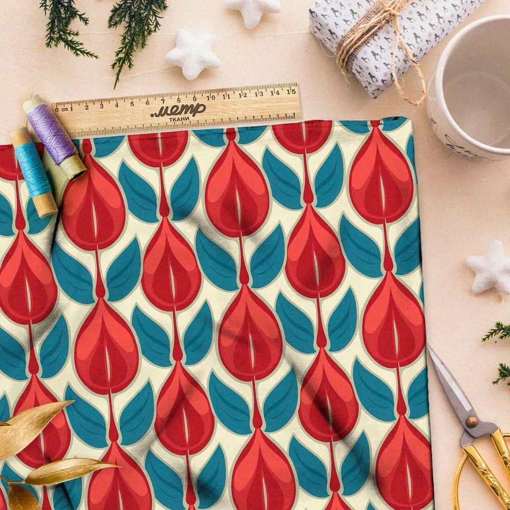 Ткань премиум мембрана экзотический оазис