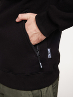 Худи Варгградъ мужской чёрный "Скаут" с начёсом