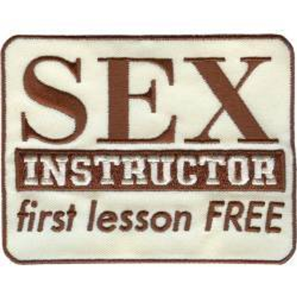Нашивка Sex instructor
