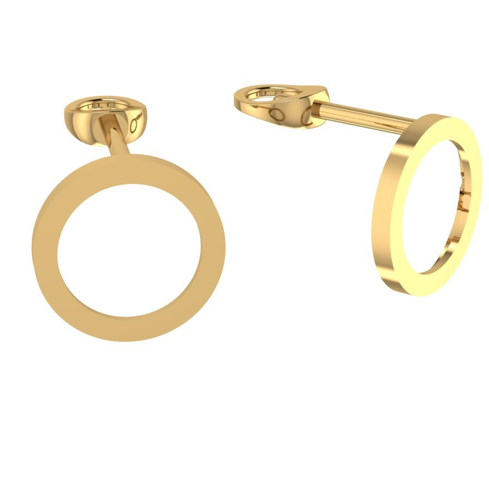 Серьги из золота 585 пробы