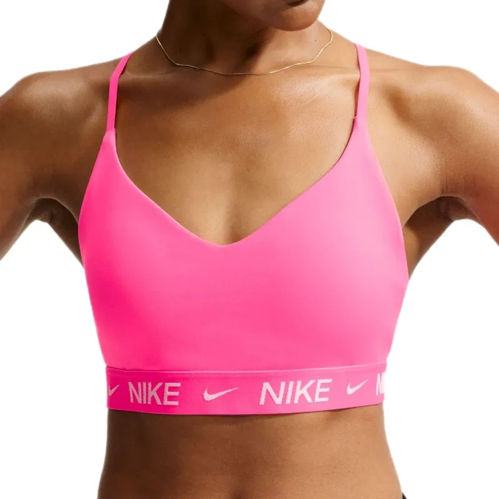 Теннисный бюстгальтер Nike Indy Light Support Padded Adjustable Sports - hyper pink