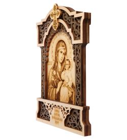 GAEM Home КД-12/503 Икона бол. резная «Божья Матерь Неувядаемый цвет»